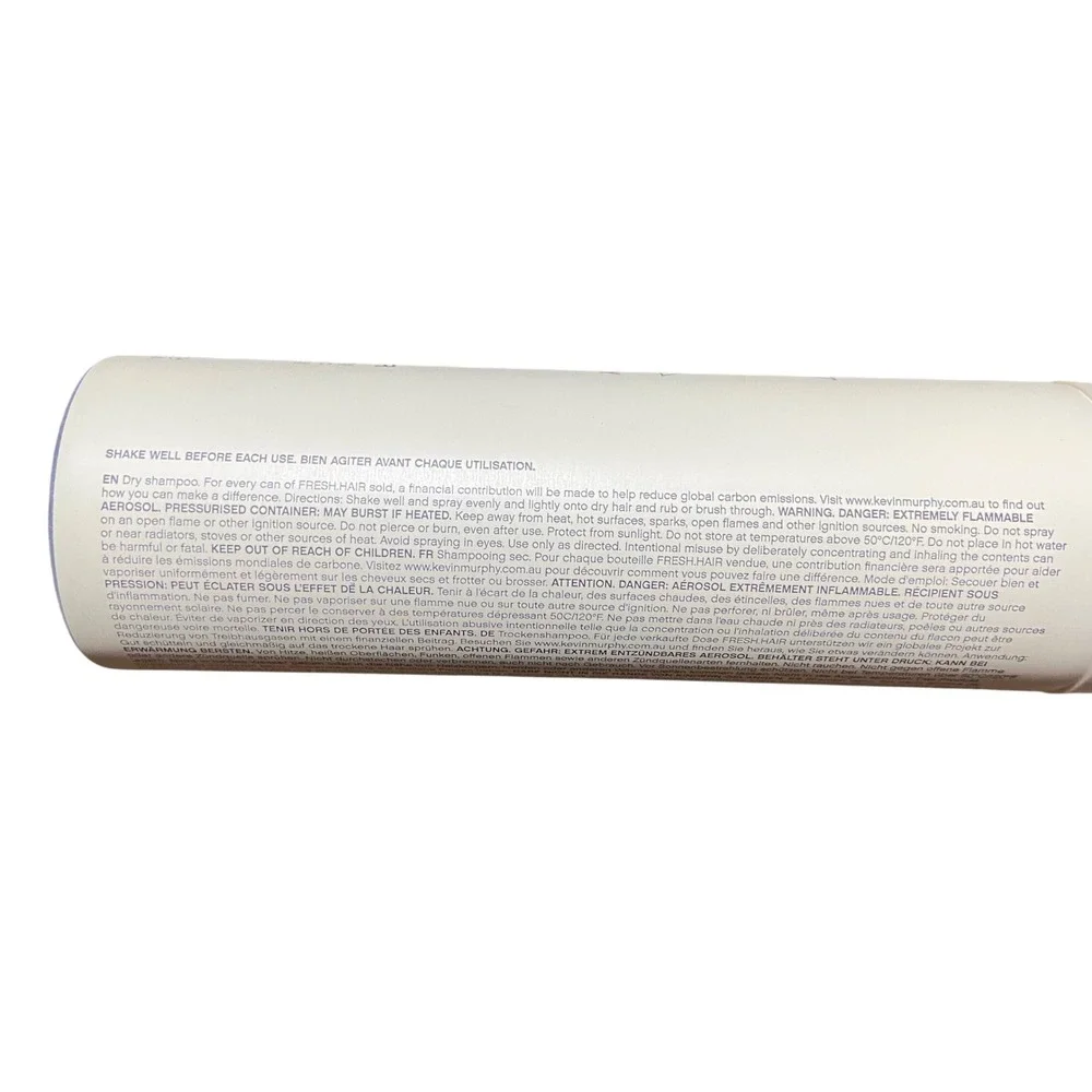 Kevin Murphy Fresh.Hair Dry Shampoo Spray 250mL 8.4 Fl Oz Aerosol Refreshing NEW